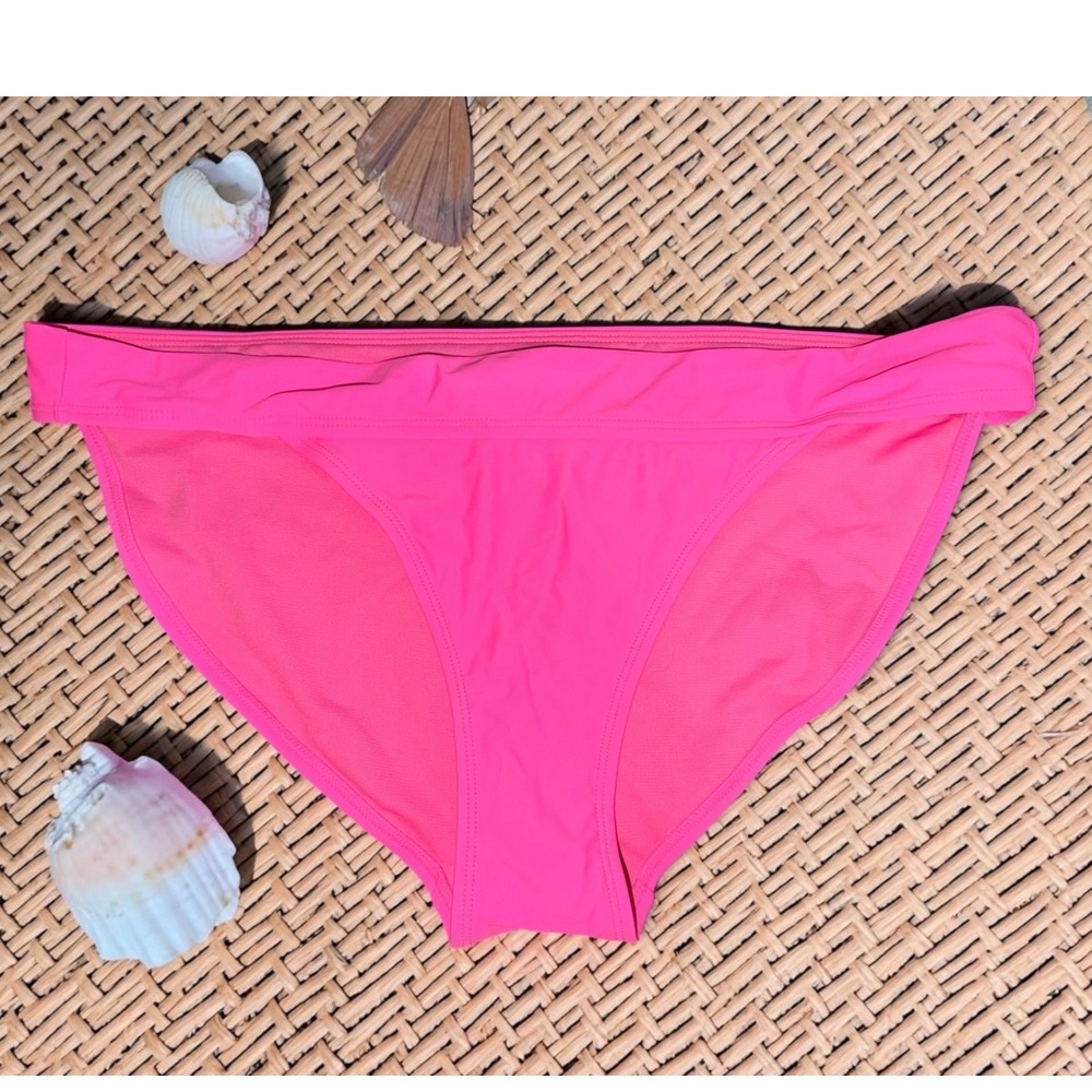 No Boundaries - Hot‎ Pink Bikini Swim Bottoms -  Women's XL *NWT*